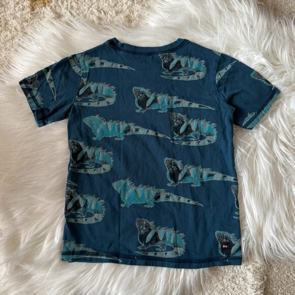 Tea Collection All Over Lizard Print Graphic Tee 8 - Picture 4 of 4